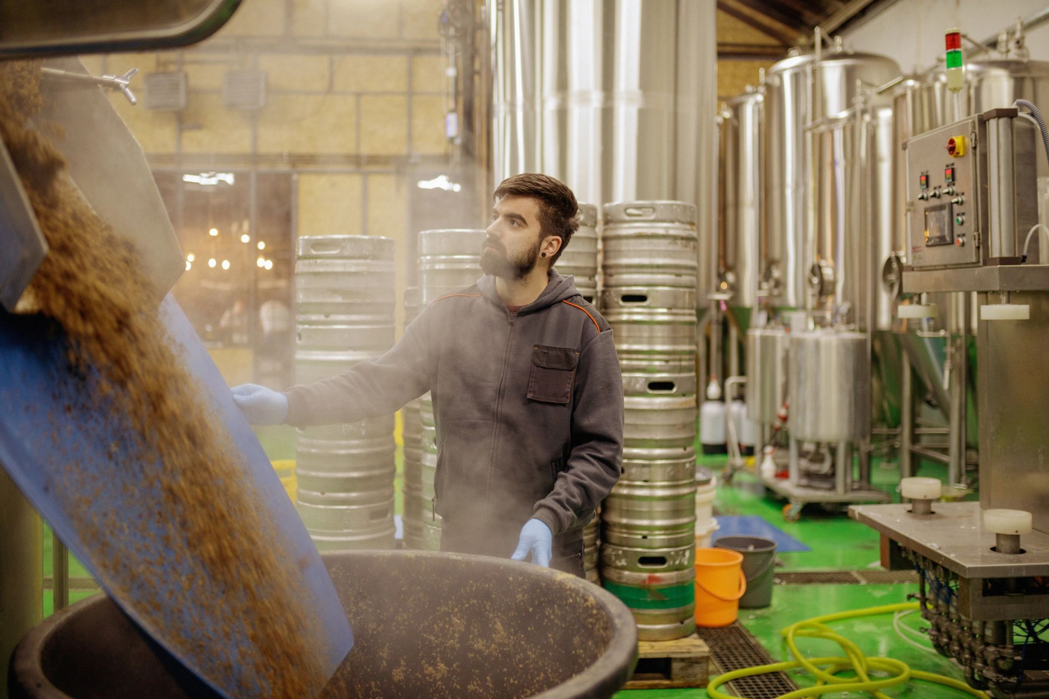 craft brewery interior